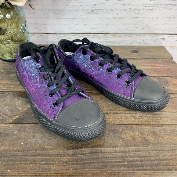 RAAD SHOP Unisex Purple Unicorn Low Tops - Picture 9 of 12